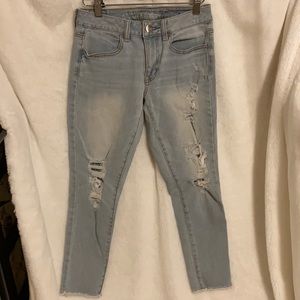 American Eagle Super Stretch Jegging Crop